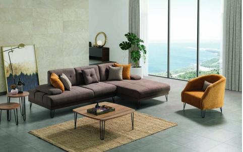 Bass Corner Sofa Set