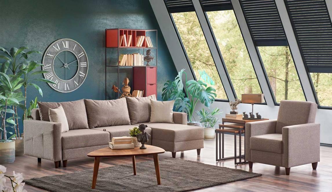 Savey Corner Sofa Set