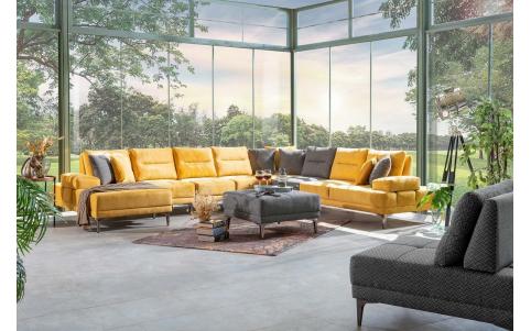 Hollis Corner Sofa Set