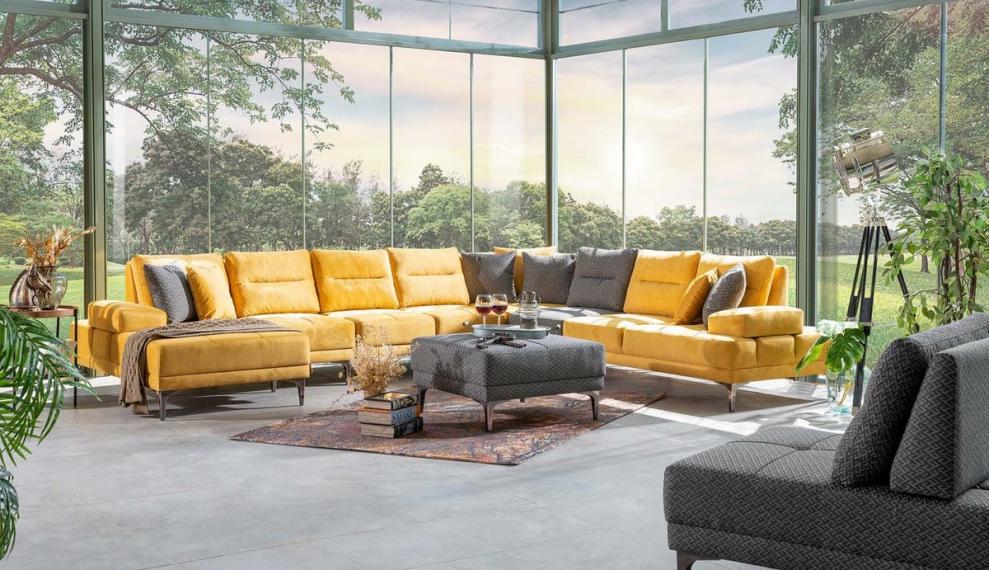 Hollis Corner Sofa Set