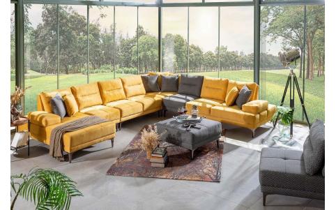 Hollis Corner Sofa Set