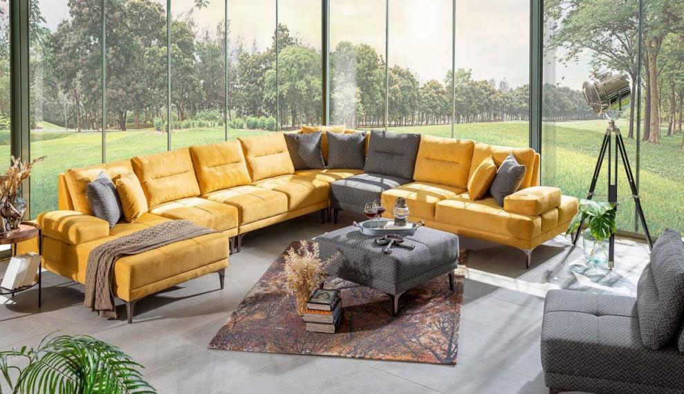 Hollis Corner Sofa Set